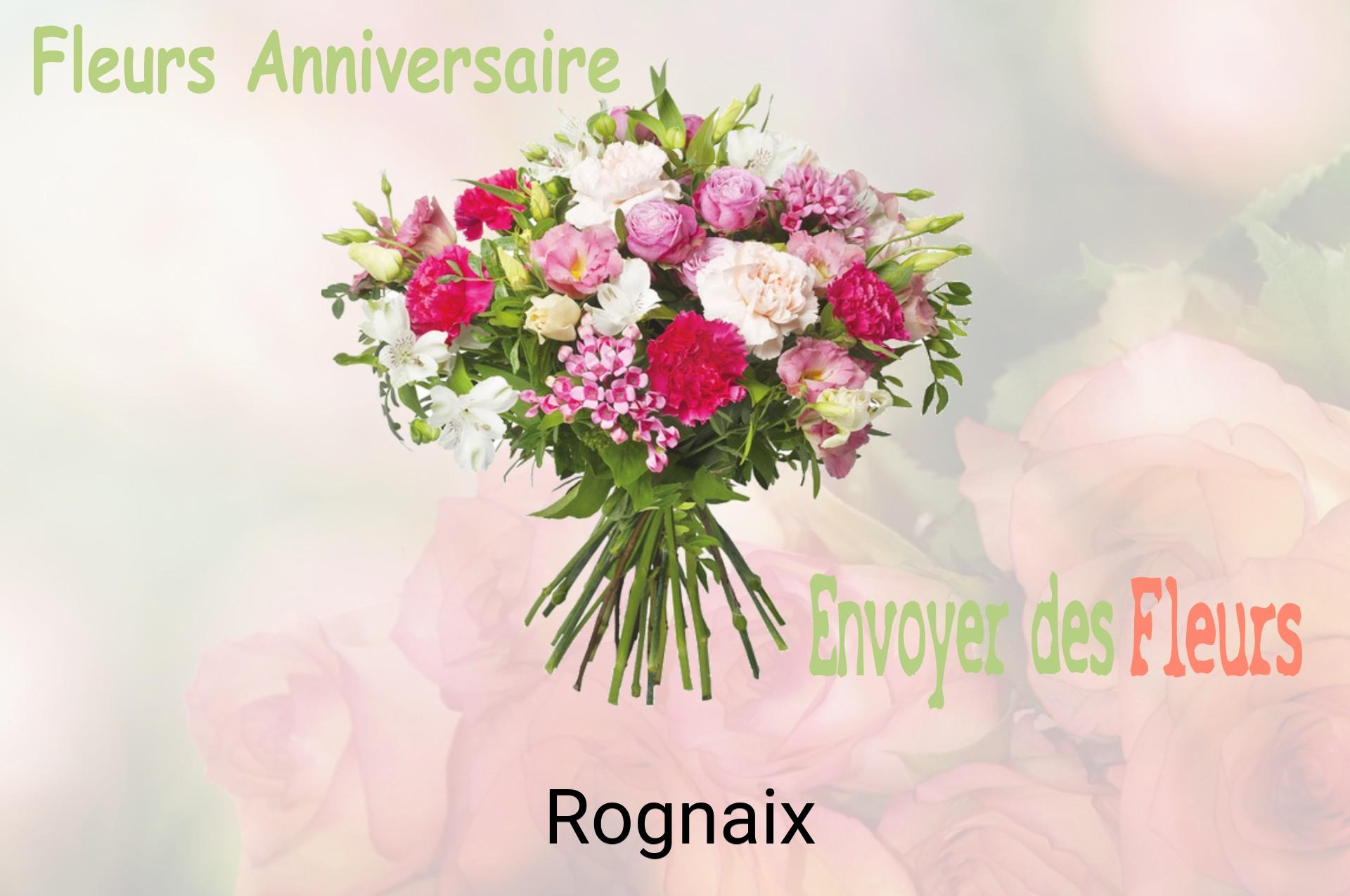 Bouquet de fleurs d’anniversaire livré à Rognaix