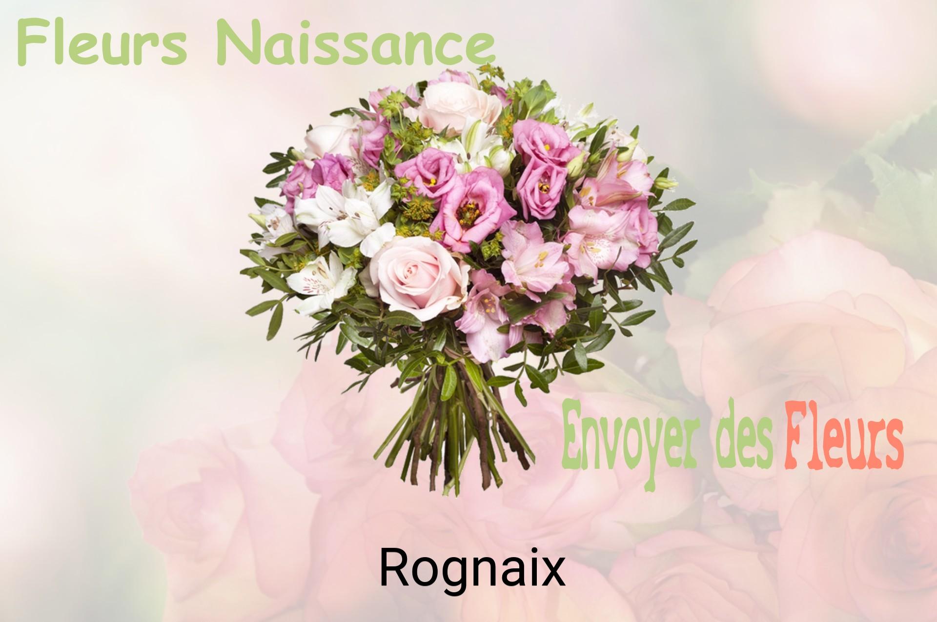 Bouquet de fleurs de naissance livré à Rognaix